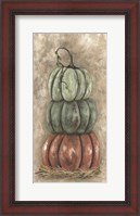 Framed Color Pumpkin Stack