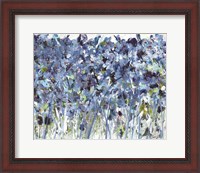 Framed Wildflowers in Blue