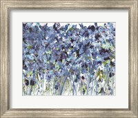 Framed Wildflowers in Blue