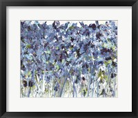 Framed Wildflowers in Blue