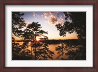 Framed Saluda Bluff Sunset