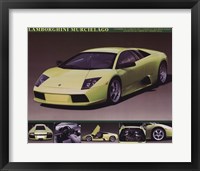Framed Lamborghini Murcielago