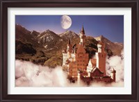 Framed Castle In The Mountains