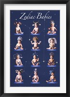 Framed Zodiac Babies
