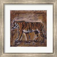 Framed Safari Tiger