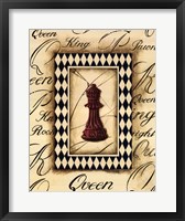 Framed Chess Queen