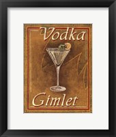 Framed Vodka Gimlet