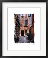 Framed Venice Courtyard
