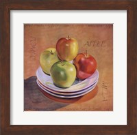 Framed Four Apples