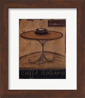 Framed Caffe Italiano