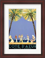 Framed Cote d'Azur