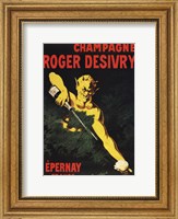 Framed Champagne Roger Desivry