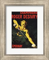 Framed Champagne Roger Desivry