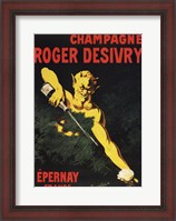 Framed Champagne Roger Desivry