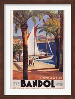 Framed Cote d'Azur (Bandol)