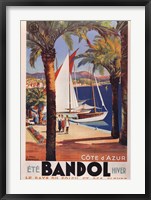 Framed Cote d'Azur (Bandol)