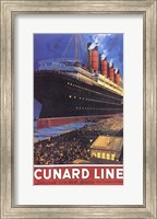 Framed Cunard Line