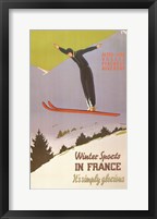 Framed Winter Sports in France