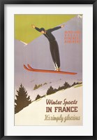 Framed Winter Sports in France