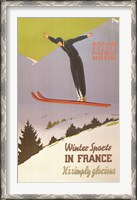 Framed Winter Sports in France
