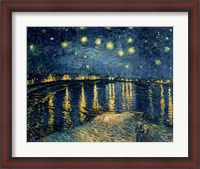 Framed Starry Night over the Rhone, c.1888