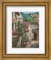 Framed Italian Country Village I