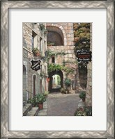 Framed Italian Country Village II