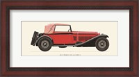 Framed Alfa Romeo 1930