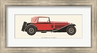 Framed Alfa Romeo 1930