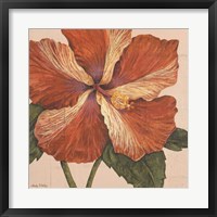 Island Hibiscus I Framed Print