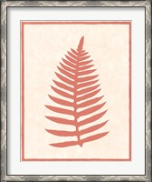 Framed Silhouette In Coral I