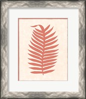 Framed Silhouette In Coral II