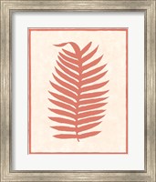 Framed Silhouette In Coral II