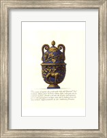 Framed Blue Urn II