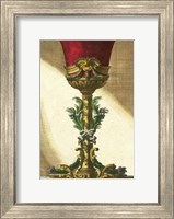 Framed Red Goblet II