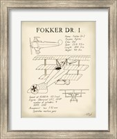 Framed Fokker Dreidecker