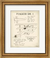 Framed Fokker Dreidecker