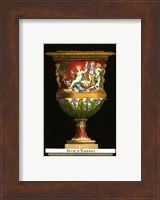 Framed Vase with Cherubs