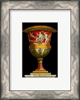 Framed Vase with Chariot