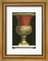 Framed Vase with Red Center