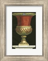 Framed Vase with Red Center