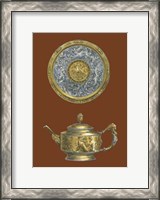 Framed Silver Serving Pieces II