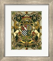 Framed Crest on Black II