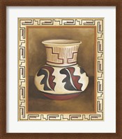 Framed Southwest Pottery III