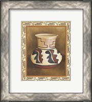 Framed Southwest Pottery III