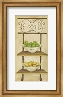 Framed Fruit with Wrought Iron I