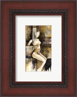 Framed Mini-Contemporary Seated Nude I