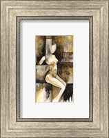 Framed Mini-Contemporary Seated Nude I