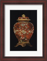 Framed Red Porcelain Vase (P) II