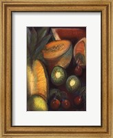 Framed Luscious Tropical Fruit I